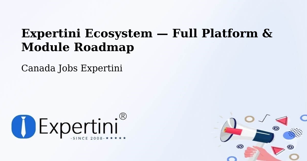 Expertini Ecosystem — Full Platform & Module Roadmap – Midland